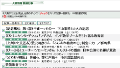 関連記事検索画面イメージ